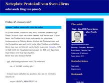 Tablet Screenshot of blog.sven-joerns.de